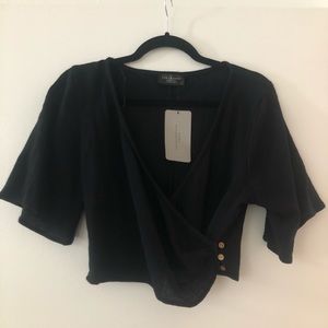 Zara wrap top